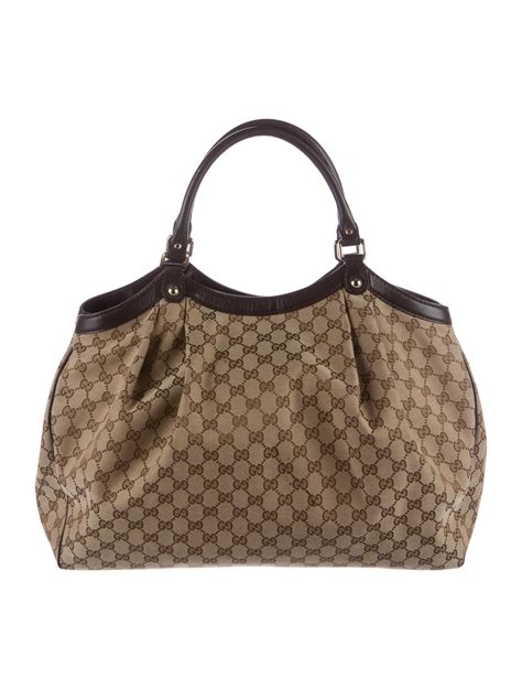 gucci leather big sukey travel tote|Gucci GG Signature Large Sukey Tote .